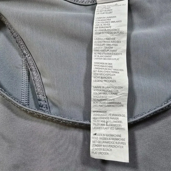 Fabletics women’s trinity high impact sports bra size XXL high neck gray - Picture 15 of 16